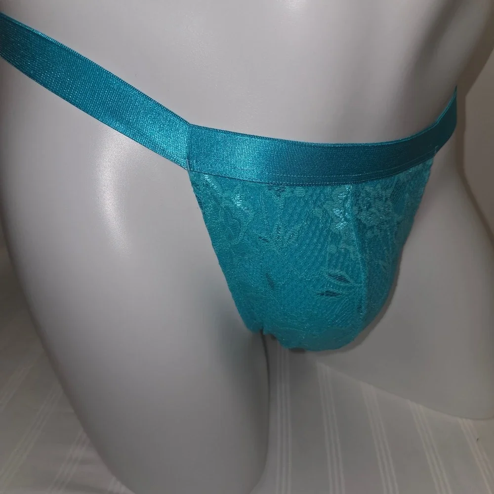 Cosabella Luxurious Stretch Italian Lace Thong Italian Underwear Mid-Rise Men's